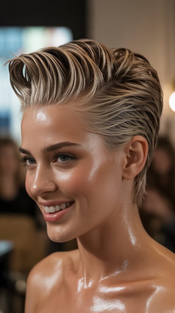 Sculptured Pompadour