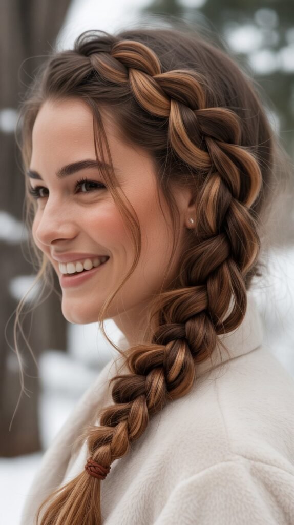 Four-Strand Braid with Leather Cord