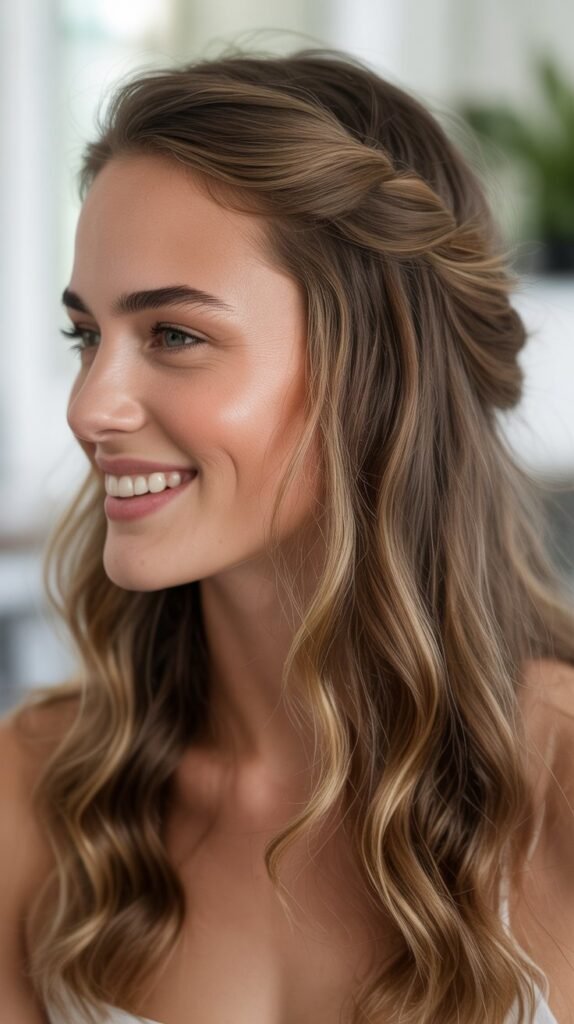  Twisted Half-Up Style