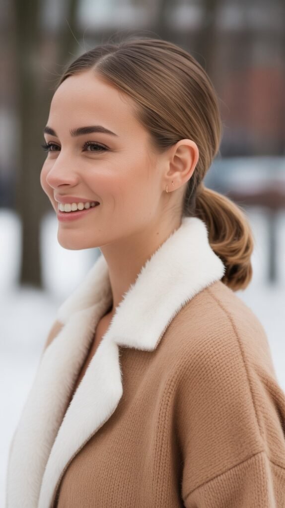 Sleek Low Ponytail