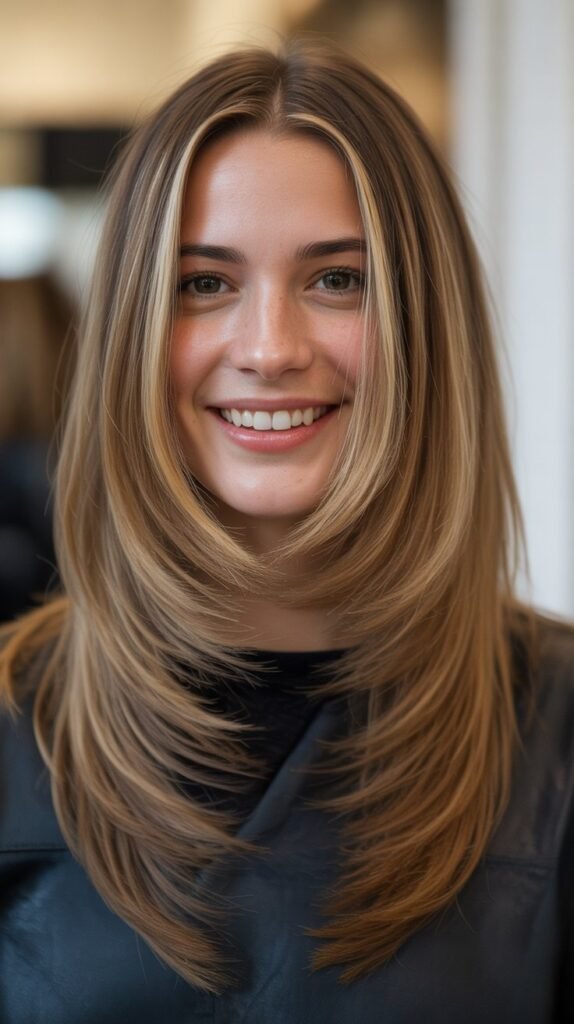 V-Shaped Layers for Pointed Ends