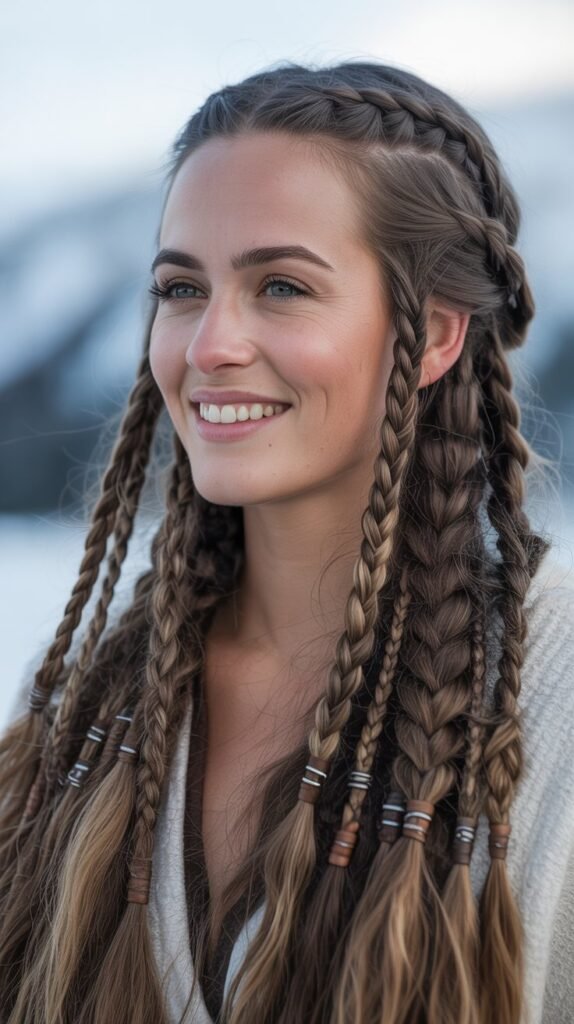 Viking-Inspired Warrior Braids