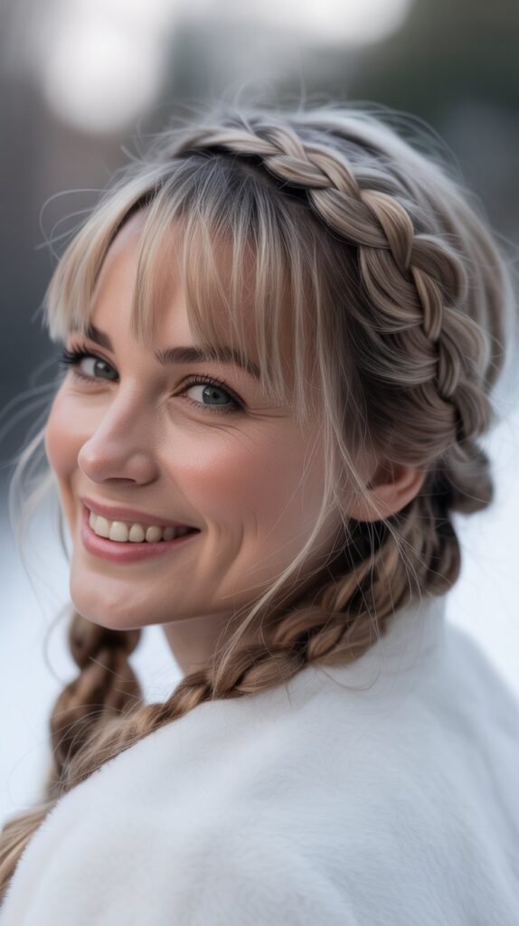 Braided Bangs