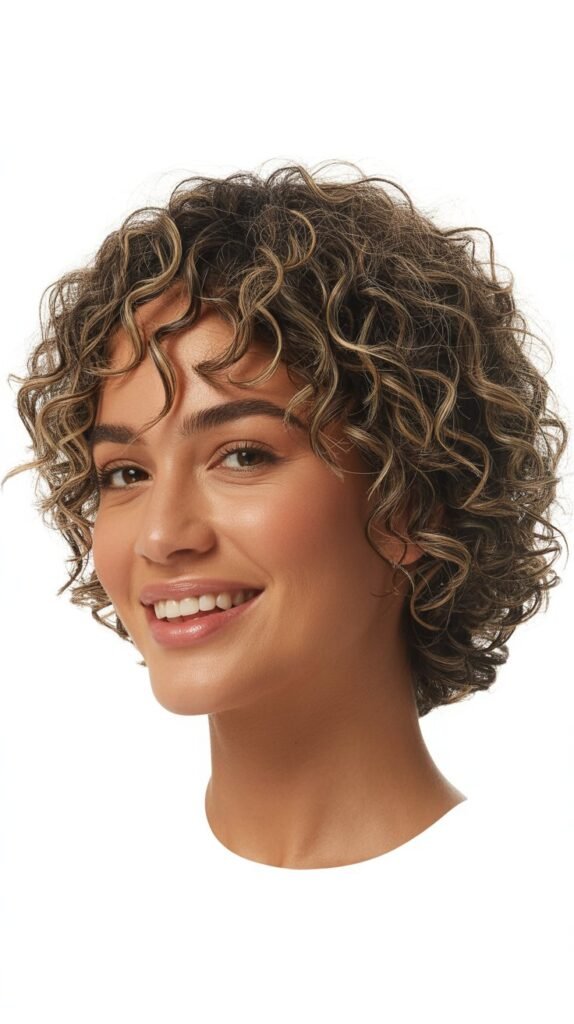 Curly Crop with Length