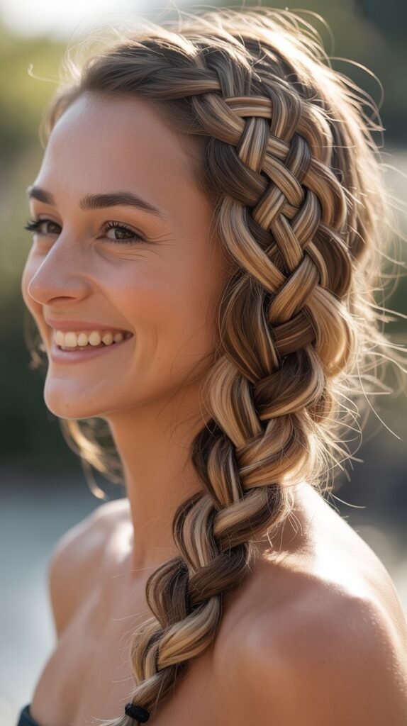 Combination French-Dutch Braid