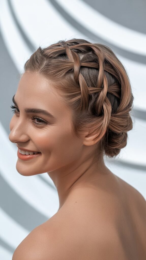 The Criss-Cross Updo