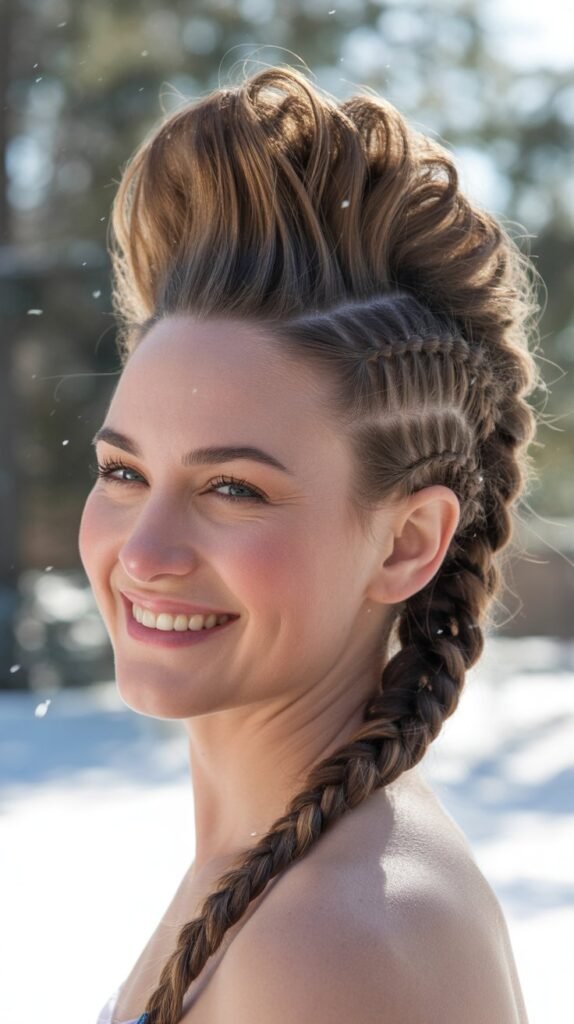  Braided Faux Hawk