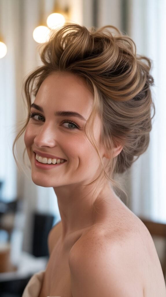 Voluminous French Twist