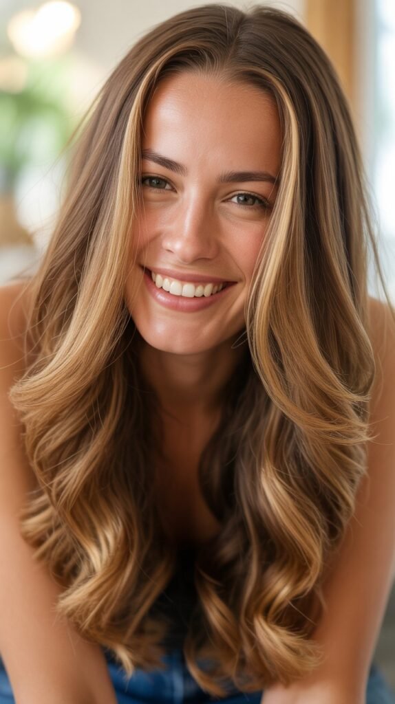  Long Hair with Highlights