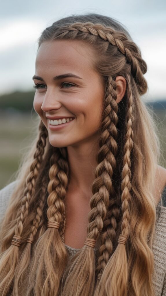 Viking-Inspired Braids