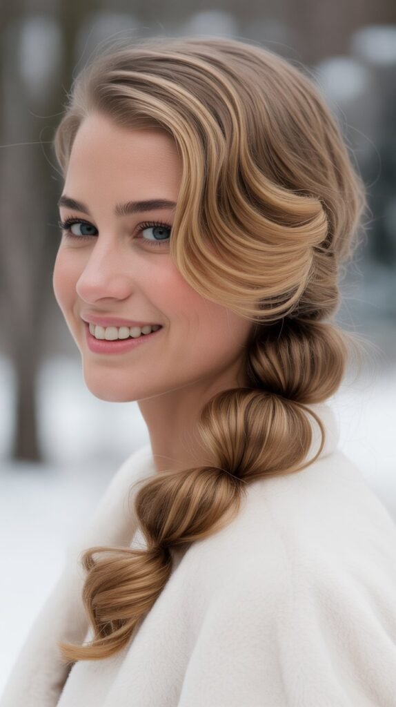 Twisted Side Swept Style