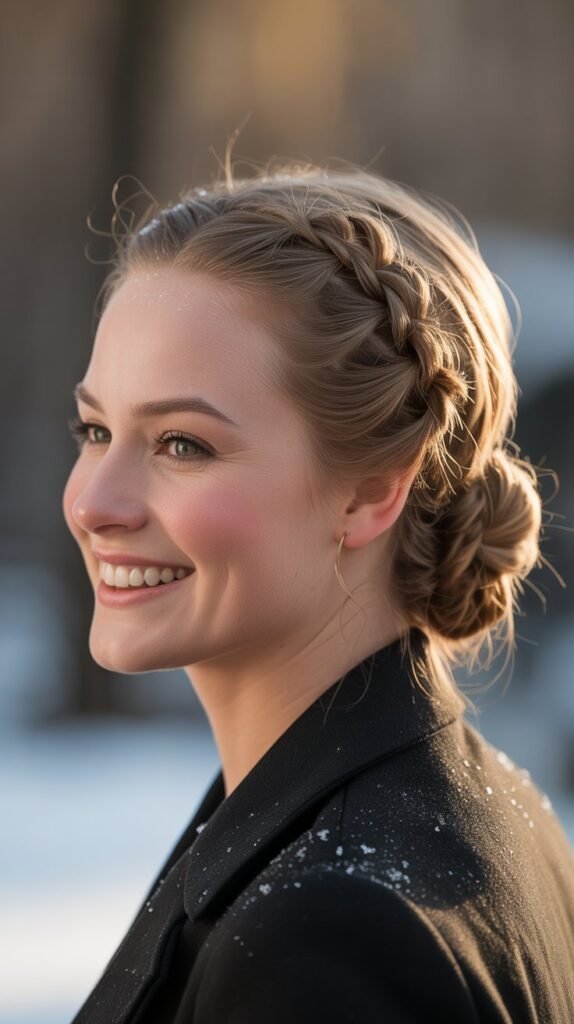 Side Bun with Twists