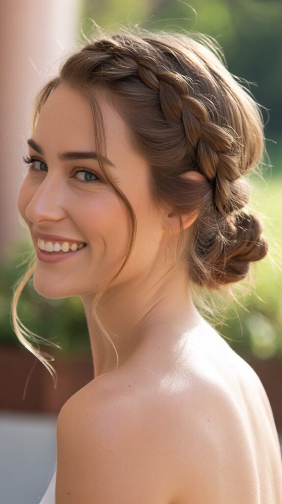 Low Braided Bun