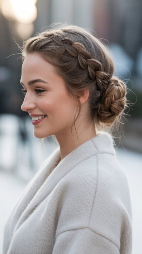  Braided Low Bun