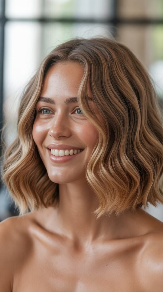 Wavy Long Bob