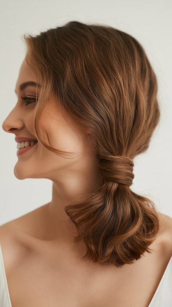 The Low Ponytail Twist