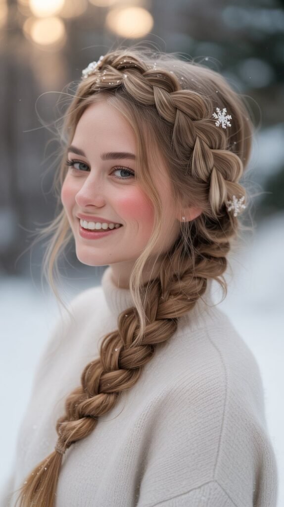  Classic French Braid Crown