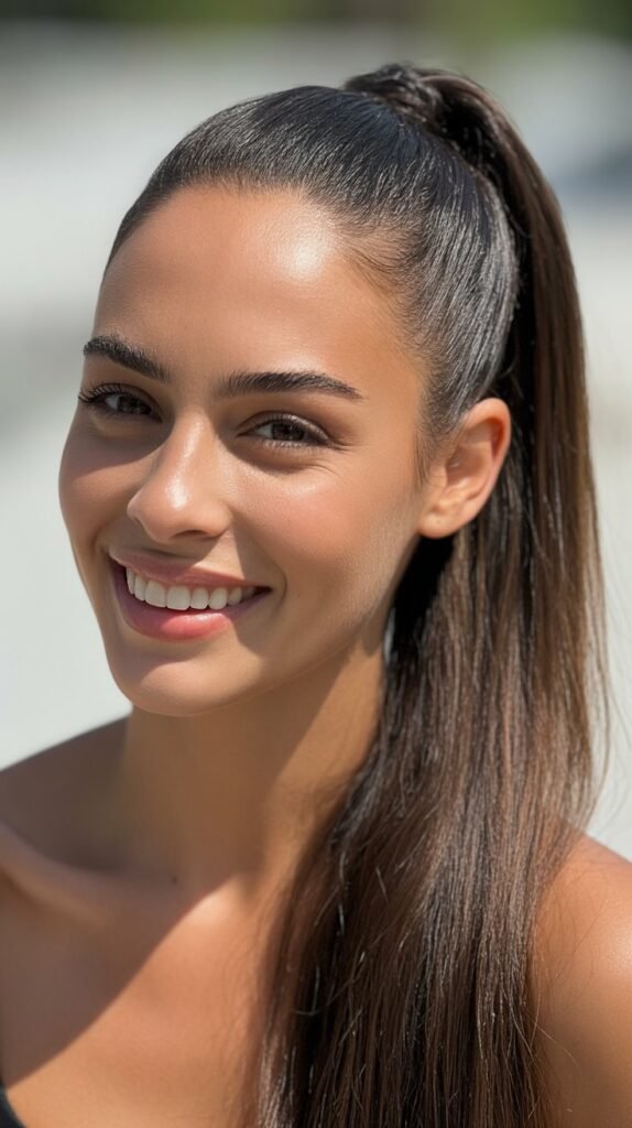 Sleek High Ponytail