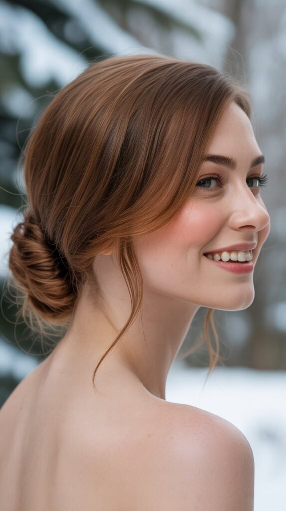 . Low Twisted Chignon