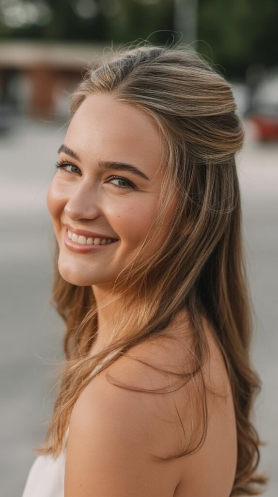  Half-Up Half-Down Style