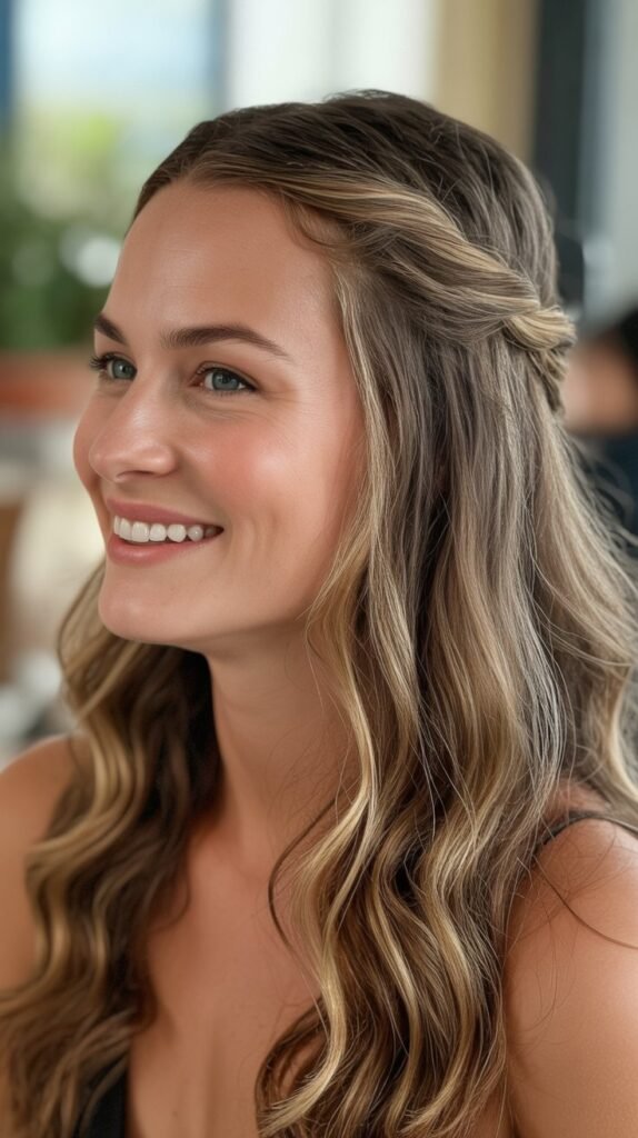 Half-Up Half-Down Twist