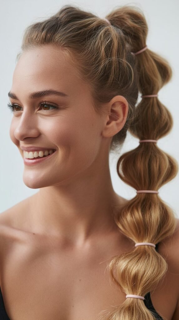  Bubble Ponytail