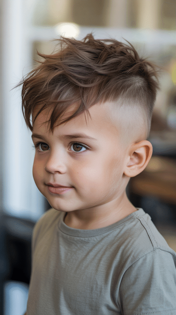 23 Toddler Boy Fade Haircuts That Are Totally Adorable 9 Undercut Fade Combination