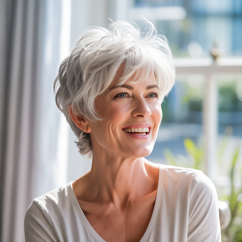 Wispy Pixie with Longer Top