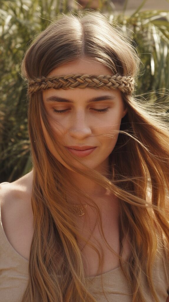 30 Cute Simple Hairstyles You Can Do in Under 5 Minutes 12 The Braided Headband