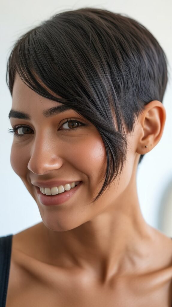 The Side-Swept Pixie