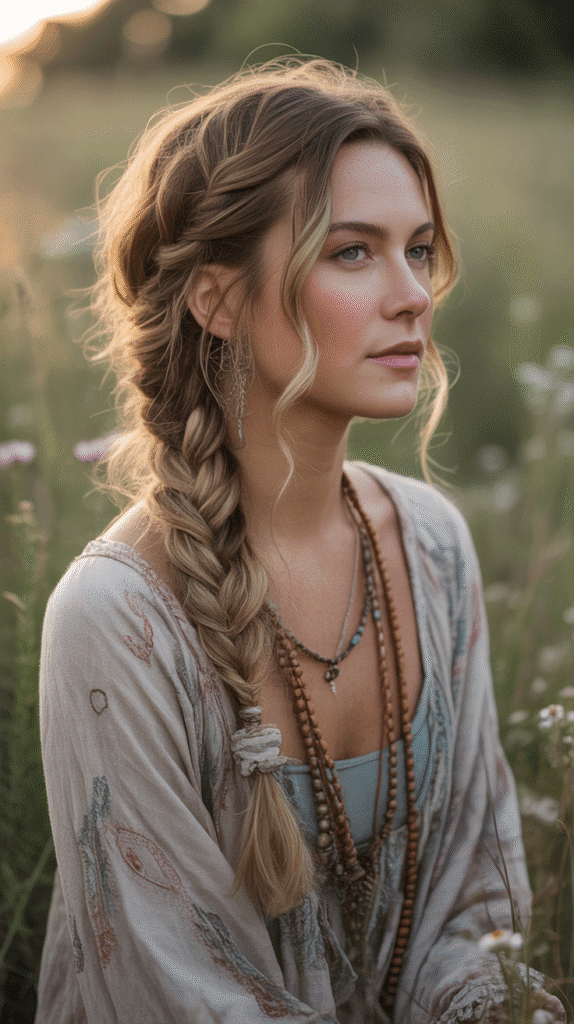 30 Simple and Stylish Greasy Hair Hairstyles 24 Side Fishtail Braid