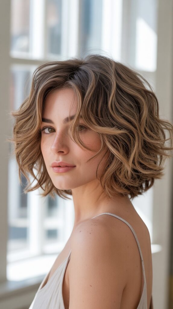 36 Choppy Bob Haircuts for Women in 2025 7 Textured Choppy Bob for Fine Hair