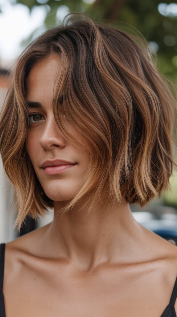 Best 30 Short Choppy French Bob Haircuts for an Instant Cool-Girl Look 30 Choppy French Bob with Lived-In Color