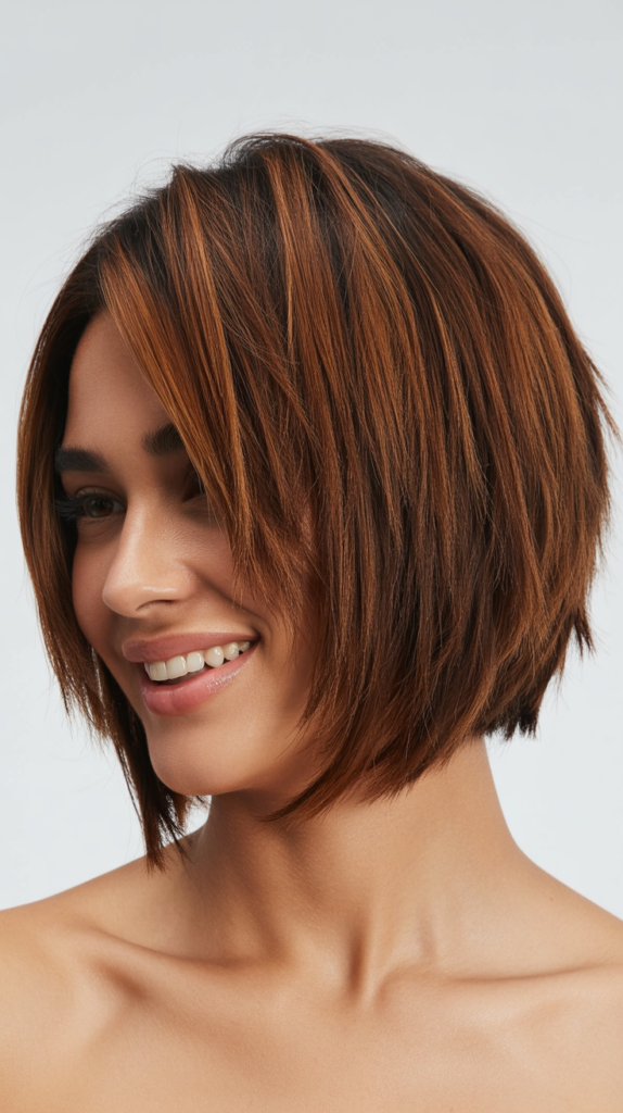 Choppy Bob with Razor Cut Ends