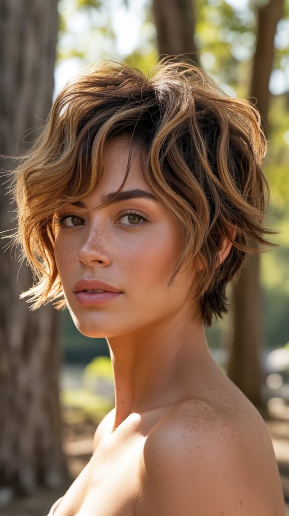 Messy Pixie with Lived-In Color