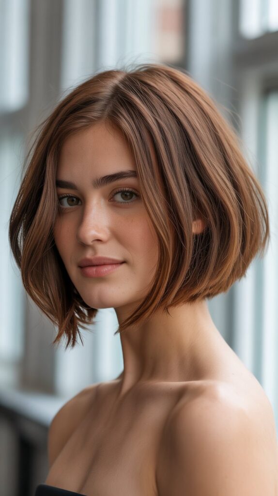 Classic Choppy Bob with Textured Ends