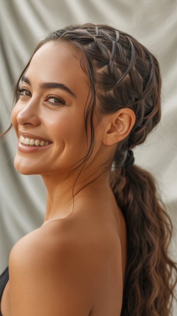  Criss-Cross Ponytail