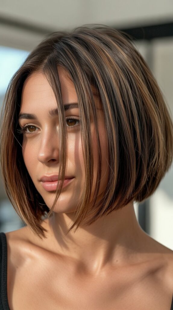 27+ Choppy Bob Haircuts That Will Transform Your Look Instantly 26 Choppy Bob for Round Faces