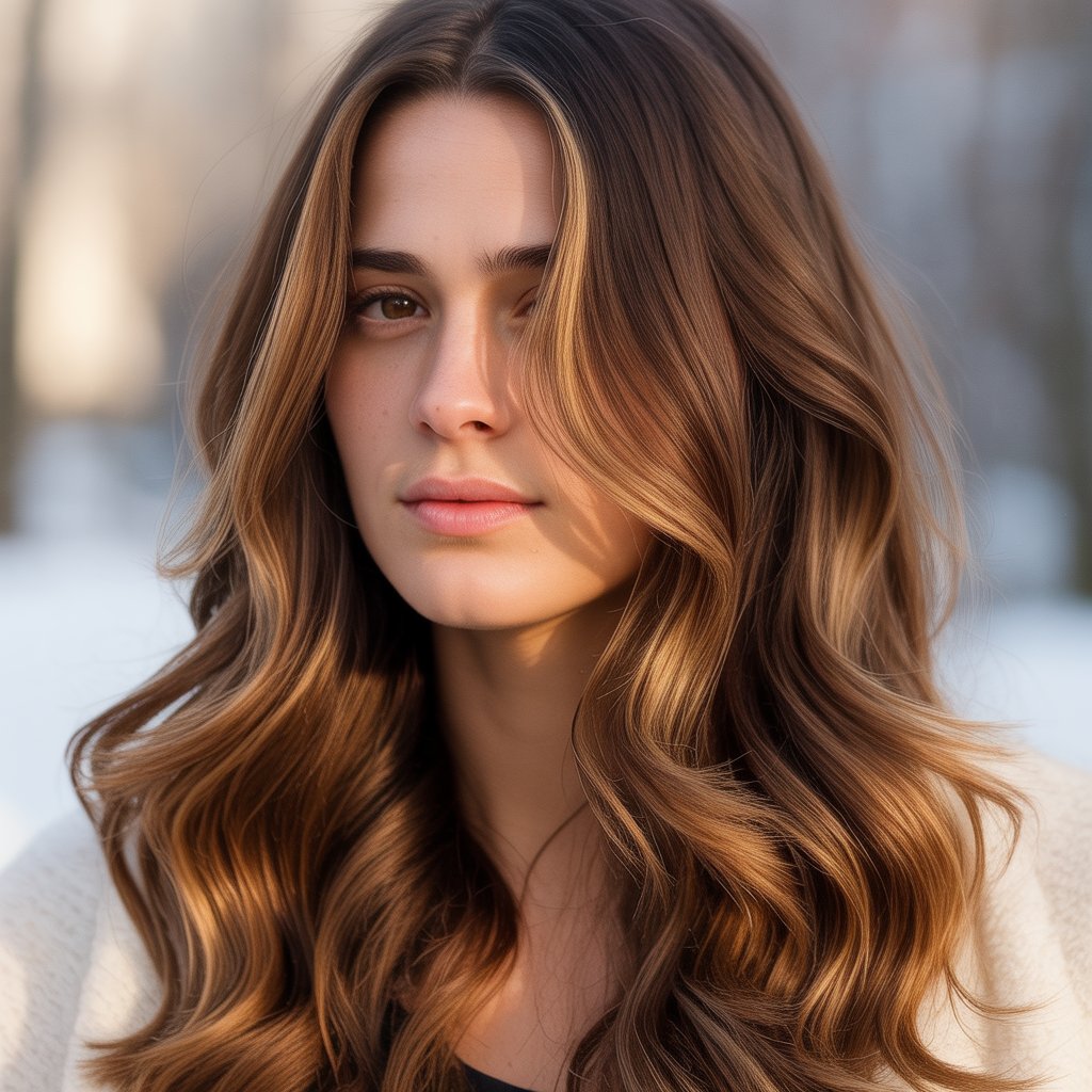 Best 27+ Elegant Winter Hair Colors for Brunettes 26 Honey Butter Balayage