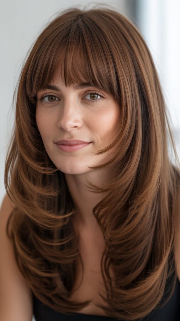 Top 30+ Stunning Haircut Ideas for Long Hair in 2025 30 Layered Fringe with Long Hair