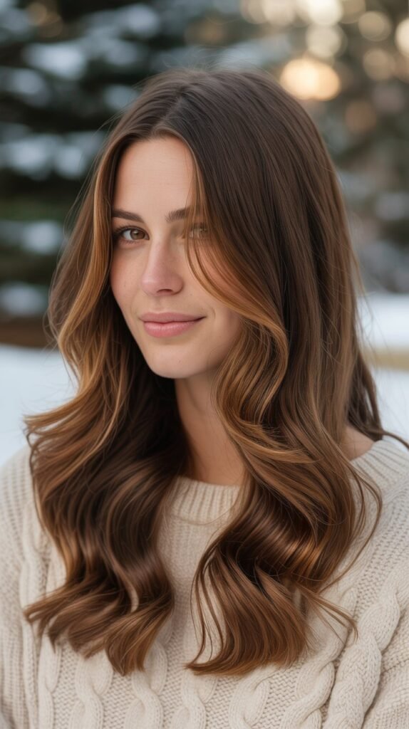 Mushroom Brown with Face-Framing Highlights