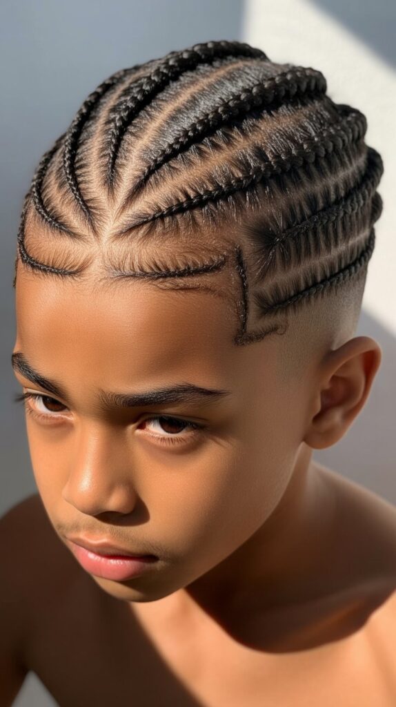 30+ Trendy Haircuts for Boys in 2025 You Won't Want to Miss 32 Braided Top with Fade