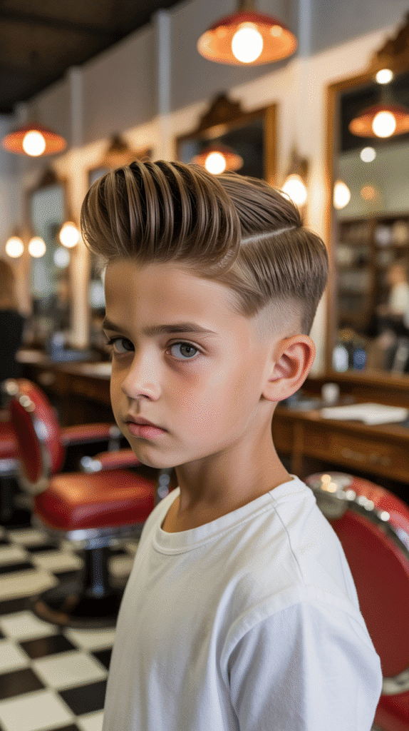 Best 30 Boys' Haircuts with Fine Straight Hair 20 Pompadour