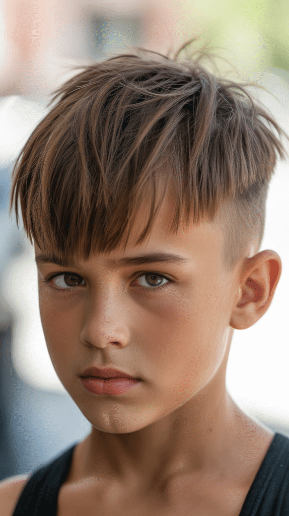 Best 30 Boys' Haircuts with Fine Straight Hair 27 Tousled Crop