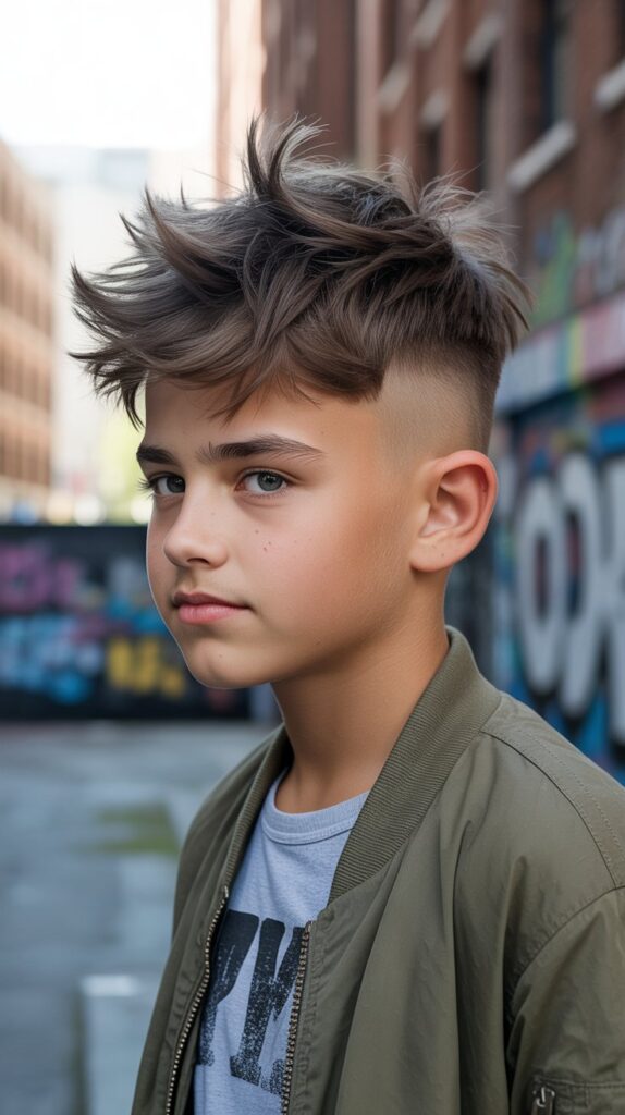  The Textured Top Mullet