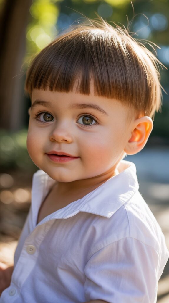 Best 33+ Baby Boys' Haircuts for Straight Fine Hair 17 French Crop