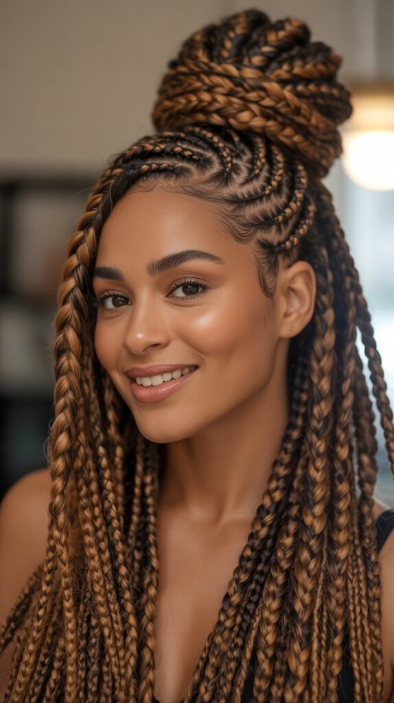 Asymmetrical Braid Cascade