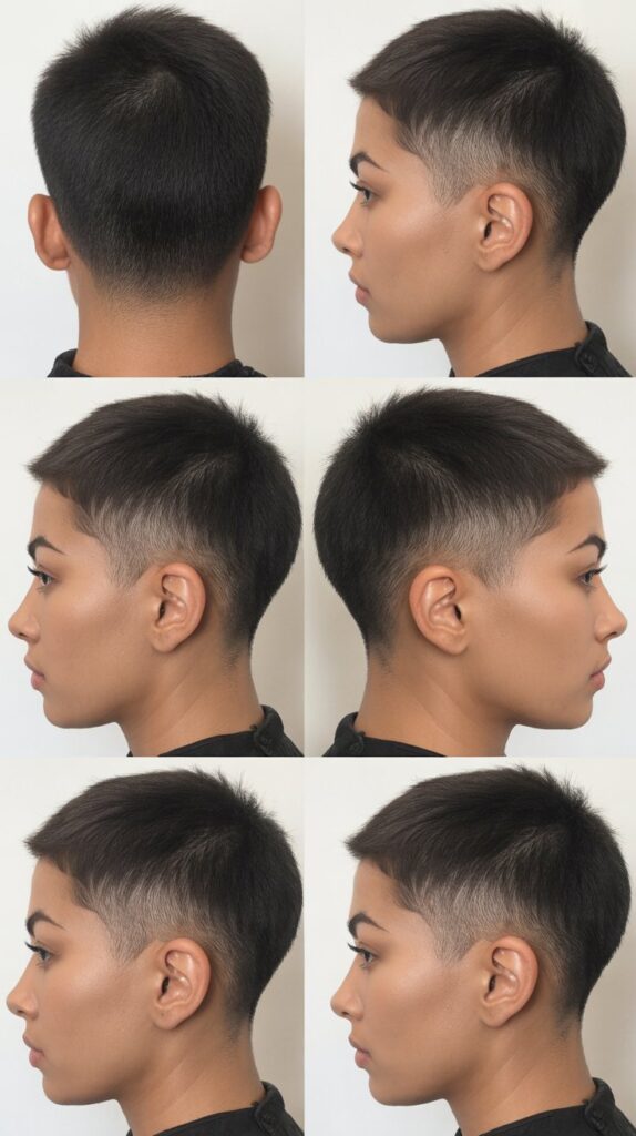  Pixie Cut with Tapered Nape
