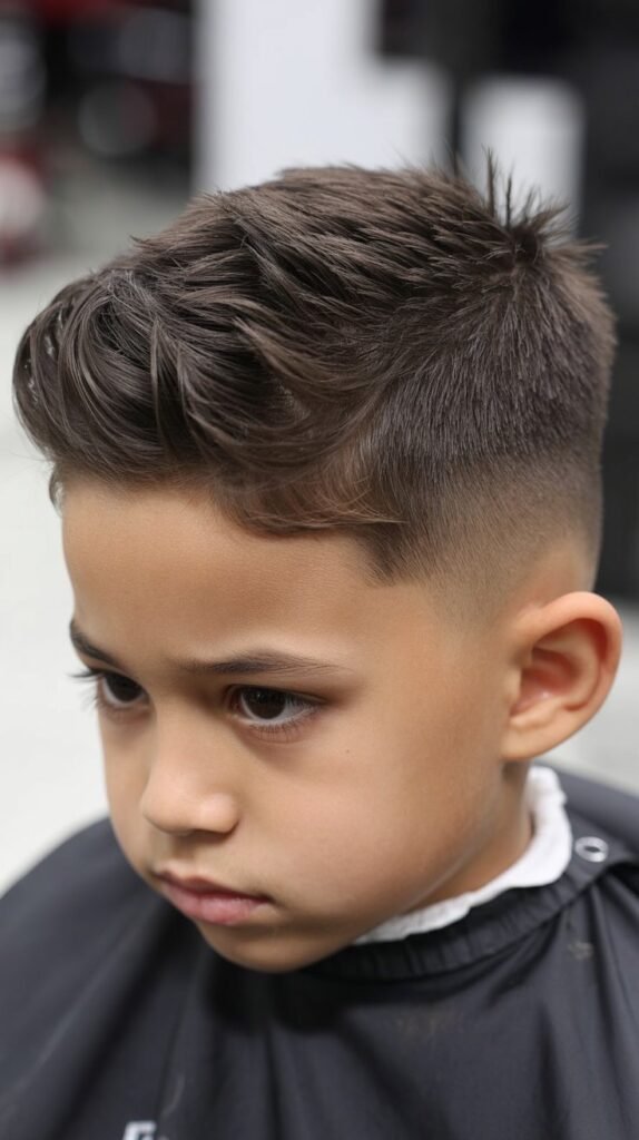 Quiff with High Fade