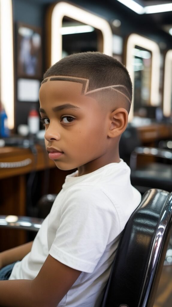 Buzz Cut with Line Up